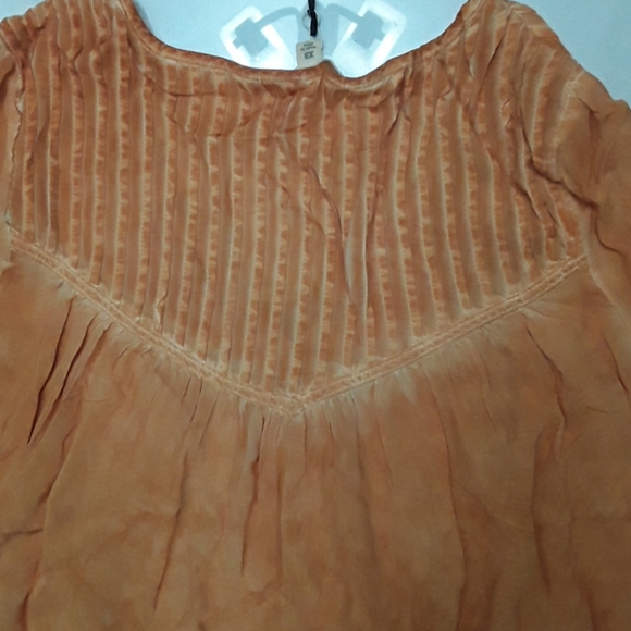 Black Swan pumpkin colored BOHO blouse 🎃🎃🎃 - Picture 6 of 6